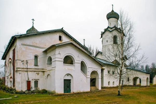 Mosteiro Transfiguração Staraya Russa Região Novgorod Rússia — Fotografia de Stock