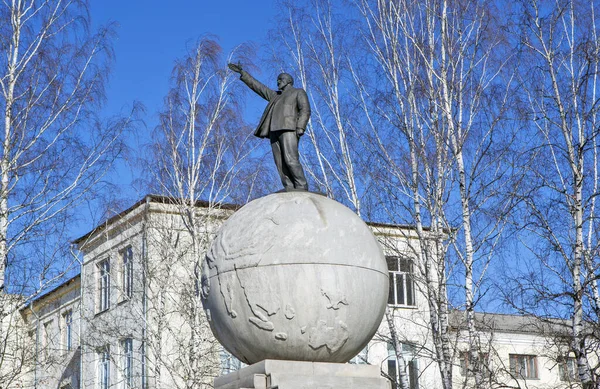 Nizhny Tagil Rusko Březen 2020 Fotografie První Památky Uralu Leninovi — Stock fotografie