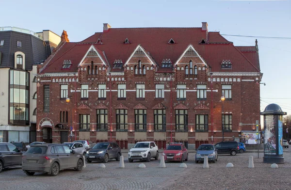 Vyborg Rússia Dezembro 2019 Foto Prédio Banco Finlândia — Fotografia de Stock