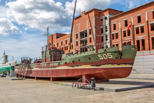 Verkhnyaya Pyshma Russia Ιουνιου 2019 Φωτογραφία Του Θωρακισμένου Σκάφους Του — Φωτογραφία Αρχείου