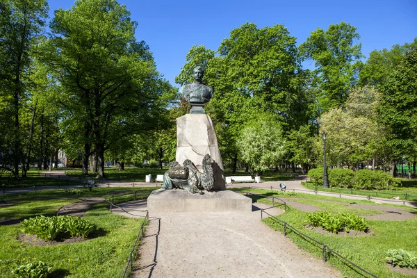 Hlavu Velblouda Fragment Památníku Przhevalského Alexander Garden Petrohrad Rusko — Stock fotografie