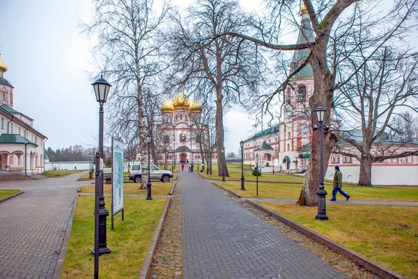 Iversky Manastırı Bölgesindeki Insanlar Valdai Rusya — Stok fotoğraf