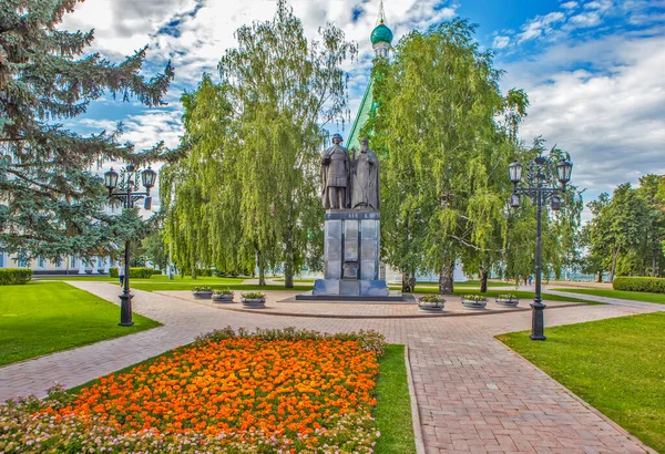 Nizhny Novgorod Russia Luglio 2019 Foto Monumento Principe Giorgio Vsevolodovich — Foto Stock