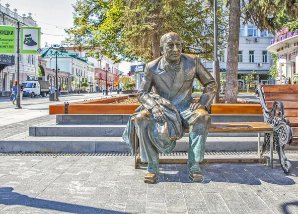 Nizhny Novgorod Ryssland Juli 2019 Foto Monumentet Till Evgeny Evstigneev — Stockfoto