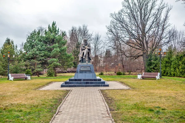 Staraya Russa Rusia Diciembre 2019 Foto Monumento Dostoievski — Foto de Stock