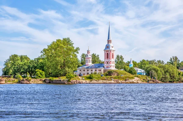 Catedral Anunciação Shlisselburg Região Leningrado Rússia — Fotografia de Stock