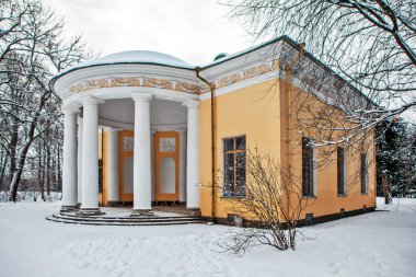 Pavilion Konser Salonu. Catherine Park. Tsarskoe Selo. Puşkin. St. Petersburg 'da. - Rusya. 21 Ocak 2021