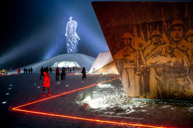 Sovyet askerleri için Rzhevsky Anıtı (