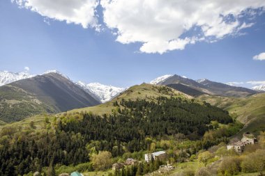 Karmadon Boğazı. Kuzey Osetya. - Rusya. 14 Mayıs 2021