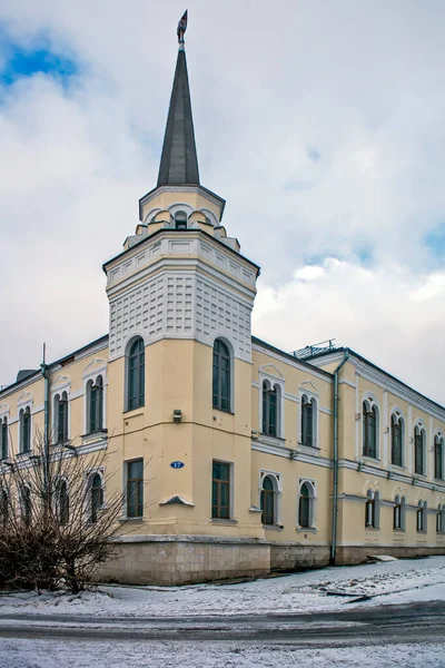 Het Gebouw Van Staatsbank Bankenhuis Van Gebroeders Ryabushinsky Rzhev Regio — Stockfoto