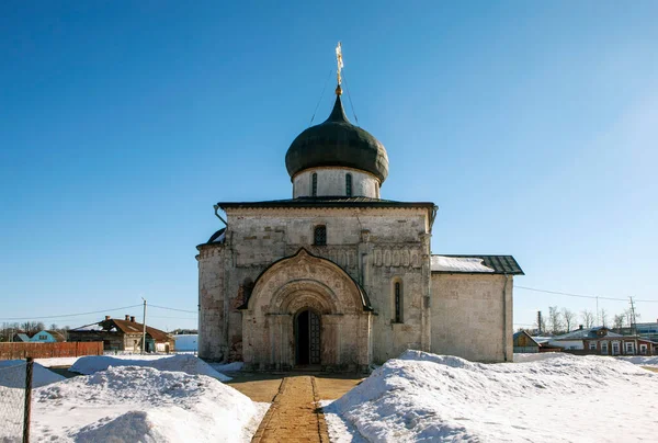 Catedral San Jorge Yuryev Polsky Región Vladimir Rusia Marzo 2021 —  Fotos de Stock