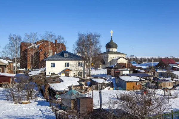 Provinciaal Landschap Met Uitzicht Trinity George Kathedralen Yuryev Polsky Vladimir — Stockfoto