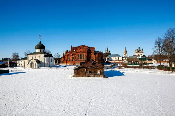 Trinità Cattedrali San Giorgio Yuryev Polsky Regione Vladimir Russia Marzo — Foto Stock
