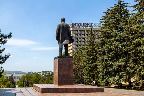 Monument Över Lenin Pjatigorsk Stavropolregionen Ryssland Maj 2021 — Stockfoto