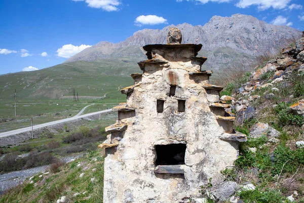 Kule Tipi Mahzen Ölüler Şehri Dargavlar Kuzey Osetya Rusya Mayıs — Stok fotoğraf