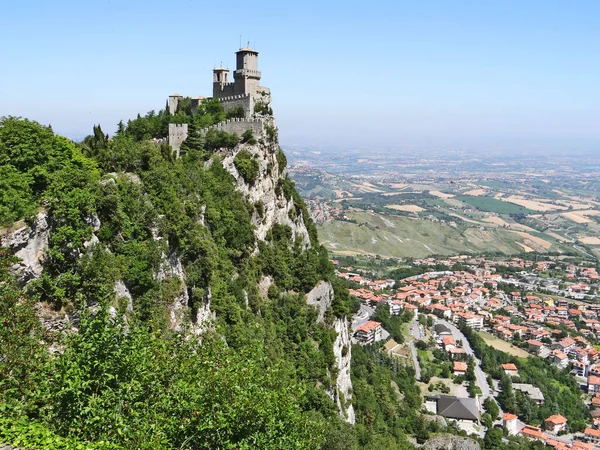 Forteresse Guaita Rocca Sur Mont Titano Saint Marin Juin 2012 — Photo