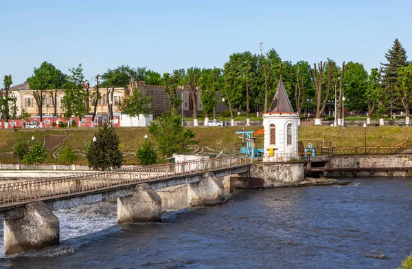 Dam Terek River Vladikavkaz North Ossetia Russia May 2021 — Stock Photo, Image