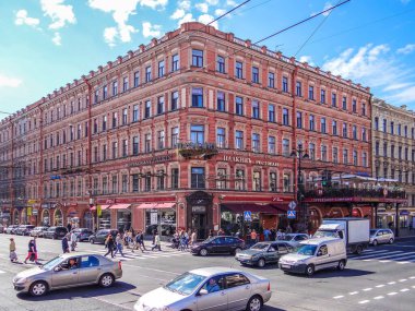 Palkin Restoranı. St. Petersburg 'da. - Rusya. 16 Ağustos 2013