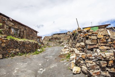 Kamunta köyü. Digoria Dağı. Kuzey Osetya. - Rusya. 18 Mayıs 2021