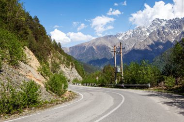 Teberda rezervi. Kuzey Osetya. - Rusya. 16 Mayıs 2021