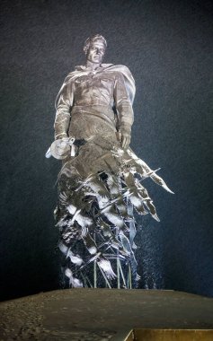 Sovyet askerleri için Rzhevsky Anıtı (