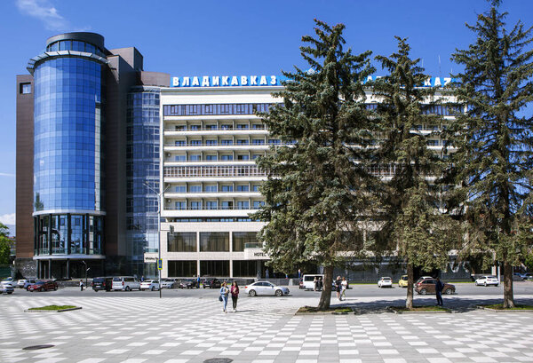 Отель Владикавказ. Владикавказ, Северная Осетия, Россия. 13 мая 2021 года