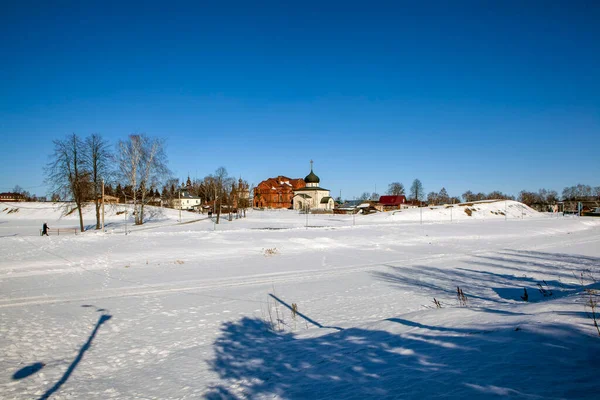 Trinity George Katedralleri Yuryev Polsky Vladimir Bölgesi Rusya Mart 2021 — Stok fotoğraf