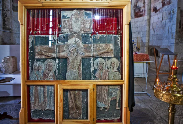 Svyatoslav Kors Den Viktigaste Relik Katedralen Enligt Legenden Gjord Ktitor — Stockfoto