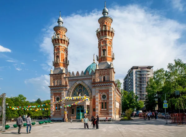 Mezquita Mukhtarov Una Mezquita Sunita Calle Kotsoeva Vladikavkaz Osetia Del —  Fotos de Stock