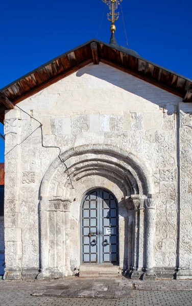 Stone Patterns Reliefs Walls George Cathedral Yuryev Polsky Vladimir Region — Stock Photo, Image