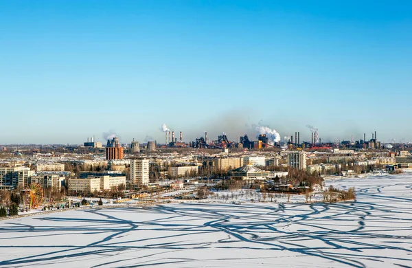 Paisagem Industrial Vista Montanha Careca Fox Nizhny Tagil Região Sverdlovsk — Fotografia de Stock