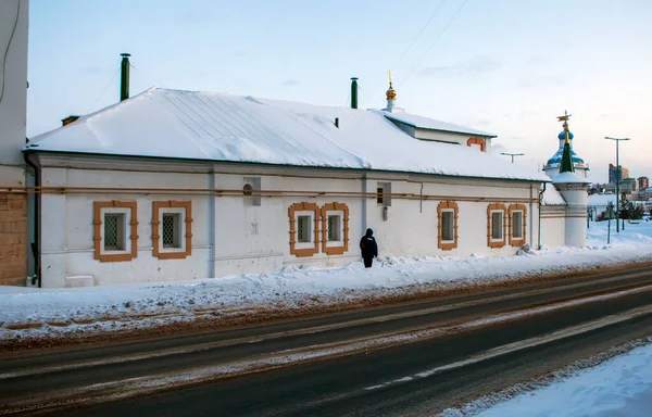 Покоях Настоятеля Троицкий Монастырь Чебоксары Чувашская Республика Россия Февраля 2021 — стоковое фото