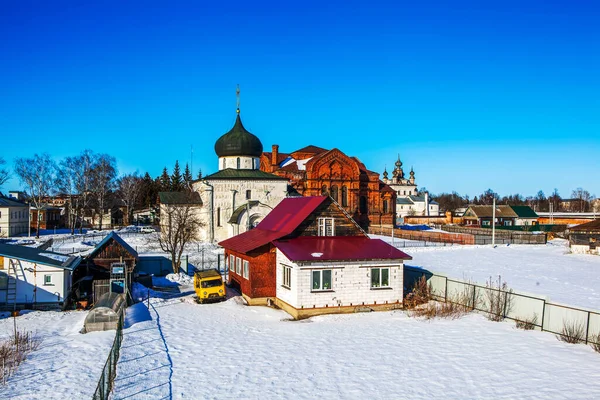 Trinity George Kathedralen Yuryev Polsky Vladimir Regio Rusland Maart 2021 — Stockfoto