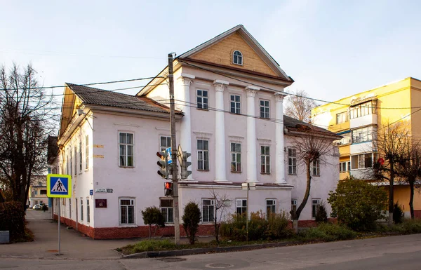 Haus Des Kaufmanns Bulygin Die Sowjetische Straße 102 Joschkar Ola — Stockfoto