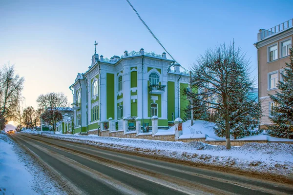 Kunstmuseum Huis Van Koopman Efremov Cheboksary Tsjetsjeense Republiek Rusland Februari — Stockfoto