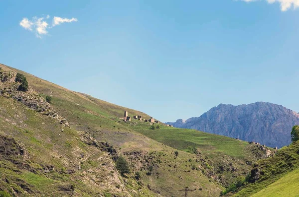 Kule Köyü Shoan Köyü Shoan Boğazı Ingushetia Cumhuriyeti Rusya Mayıs — Stok fotoğraf