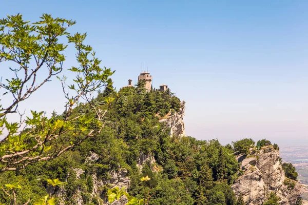 Tower Montale Terza Torre Republic San Marinodate Shooting June 2012 — Stock Photo, Image