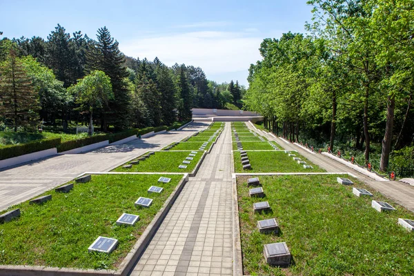 Military Memorial Cemetery Pyatigorsk Stavropol Region Russia May 2021 — Stock Photo, Image