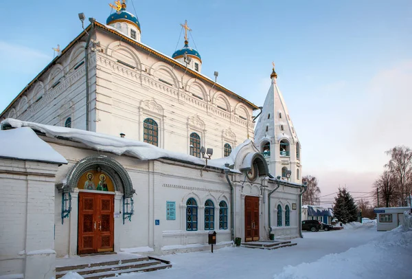 Vvedenská Katedrála Čebokar Chuvashská Republika Rusko Února 2021 — Stock fotografie