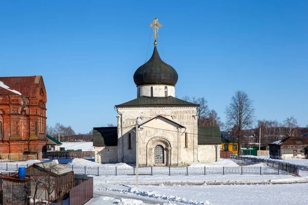 聖ジョージ大聖堂 ユリエフ ポルスキー ウラジーミル地方 ロシアだ 2021年3月20日 — ストック写真