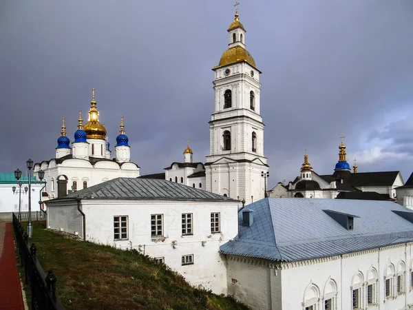 Dominants Tobolsk Kremlin Rentereya Sophia Assumption Cathedral Cathedral Bell Tower — Stock Photo, Image