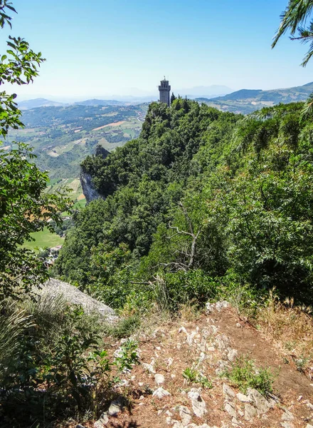 Turm Montale Oder Terza Torre Republik San Marino Juni 2012 — Stockfoto