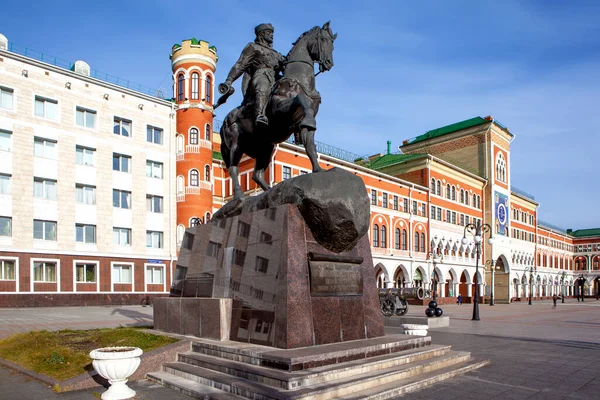 Monumento Primer Gobernador Ciudad Ivan Andreevich Nogotkov Obolensky Yoshkar Ola — Foto de Stock