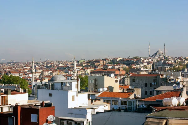 Blick Auf Istanbul Vom Dach Des Buyuk Valide Sultan Khan — Stockfoto