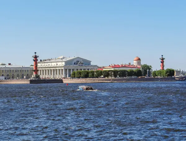 Плевок Васильевского Острова Санкт Петербург Россия Августа 2013 — стоковое фото