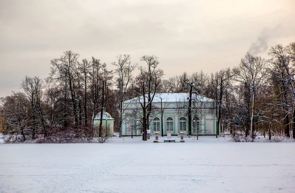 Paviljoen Hall Het Eiland Catherine Park Tsarskoe Selo Pushkin Sint — Stockfoto