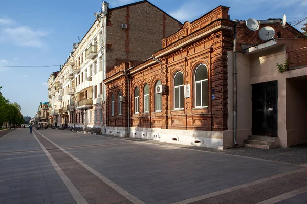 Mansión Vorobyov Prospect Mira Edificio Zona Peatonal Prospekt Mira Vladikavkaz — Foto de Stock