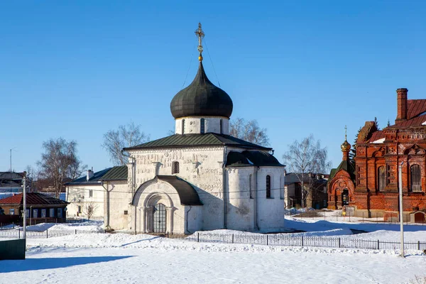 George Cathedral Juryev Polskij Vladimir Regionen Ryssland Mars 2021 — Stockfoto
