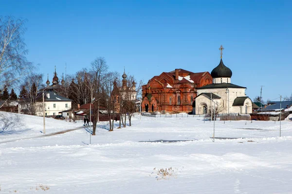 Trinity George Cathedrals Yuryev Polsky Região Vladimir Rússia Março 2021 — Fotografia de Stock