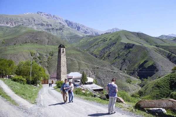 Tsurovlar Kulesi 1641 1668 Dzheyrakh Köyü Dzheyrakh Bölgesi Ingushetia Cumhuriyeti — Stok fotoğraf